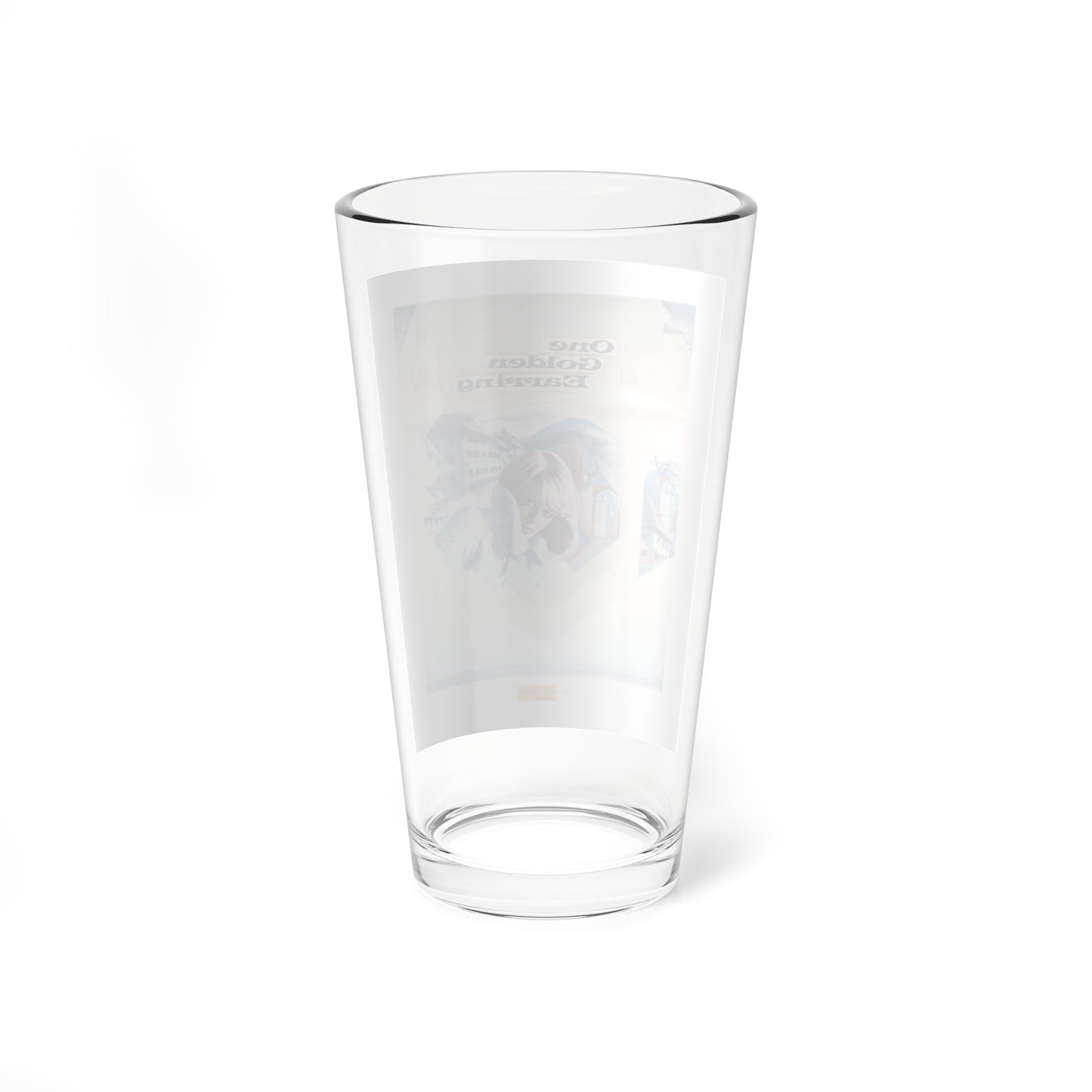 One Golden Earring by Ann Boyle (Avalon Books, 1974) - Pint Glass 16oz