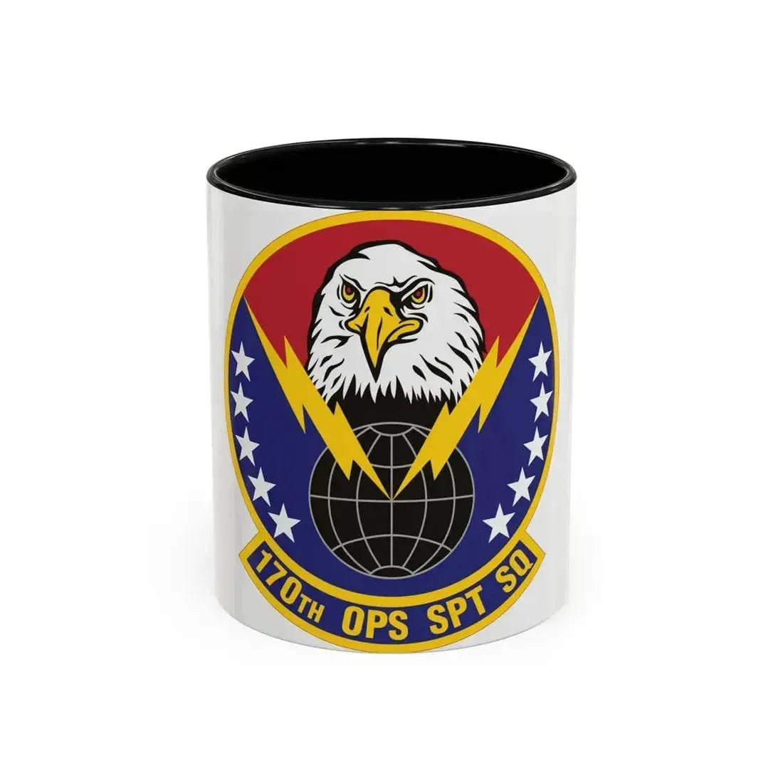 170th Operations Support Squadron (U.S. Air Force) Accent Coffee Mug 11oz Black - Go Mug Yourself