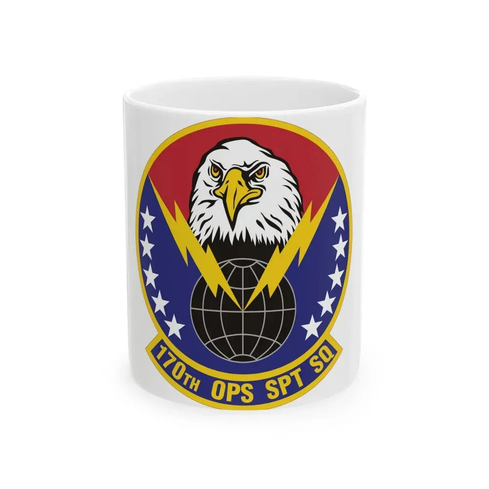 170th Operations Support Squadron (U.S. Air Force) White Coffee Mug 11oz - Go Mug Yourself