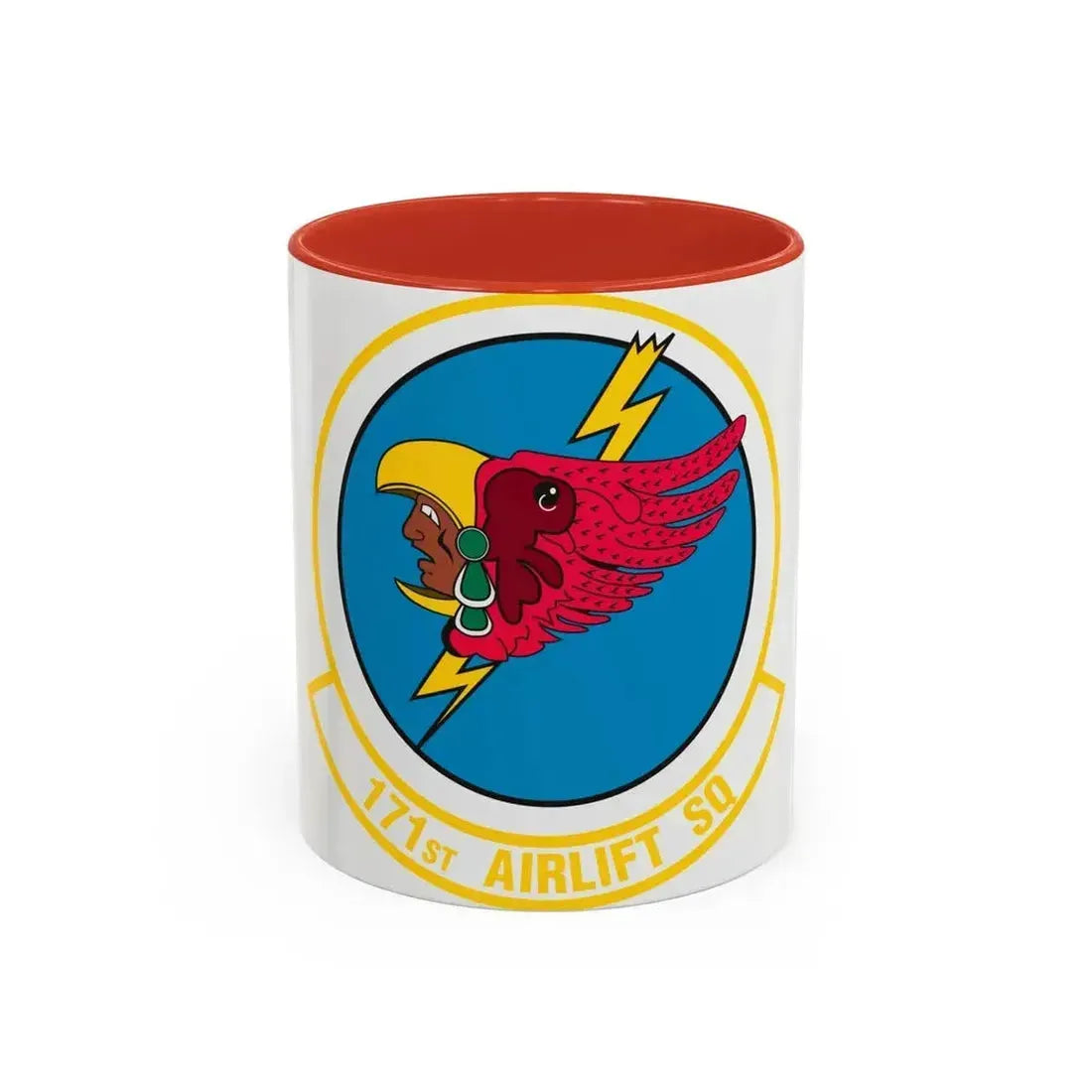 171 Airlift Squadron (U.S. Air Force) Accent Coffee Mug 11oz Red - Go Mug Yourself