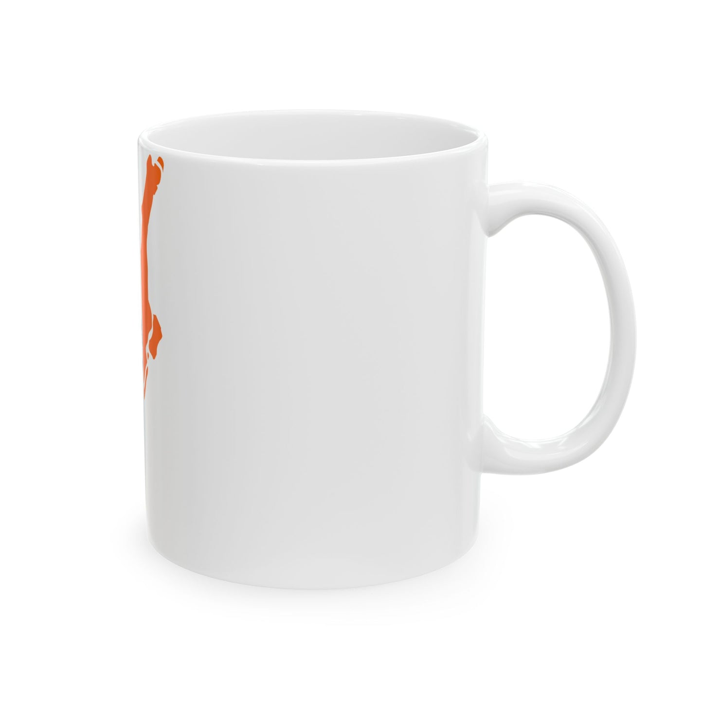Flag-map of New York County New York (United States) White Coffee Mug