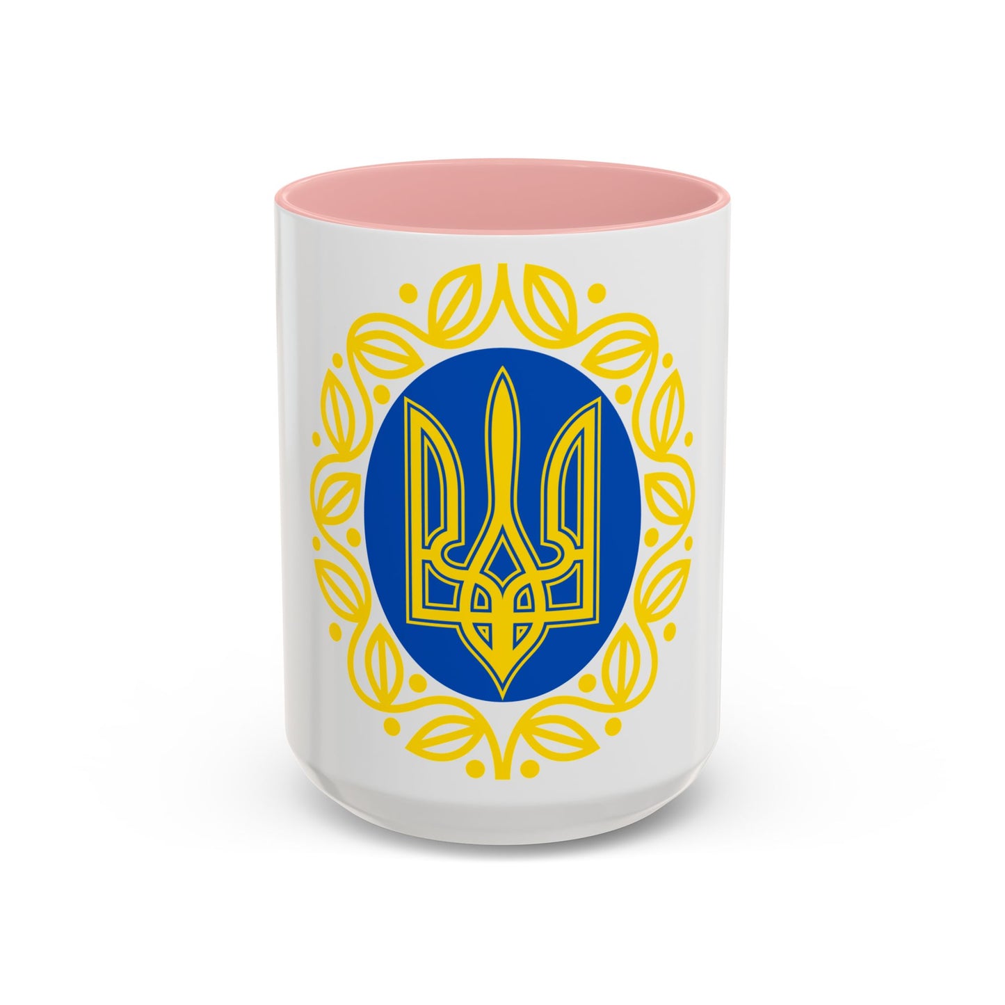 Coat of arms of Ukrainian People's Republic - Accent Coffee Mug