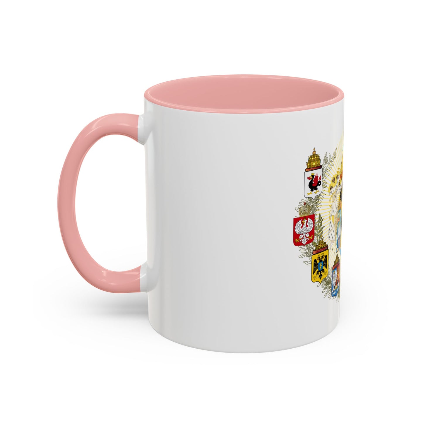 Middle Coat of Arms of the Russian Empire - Accent Coffee Mug