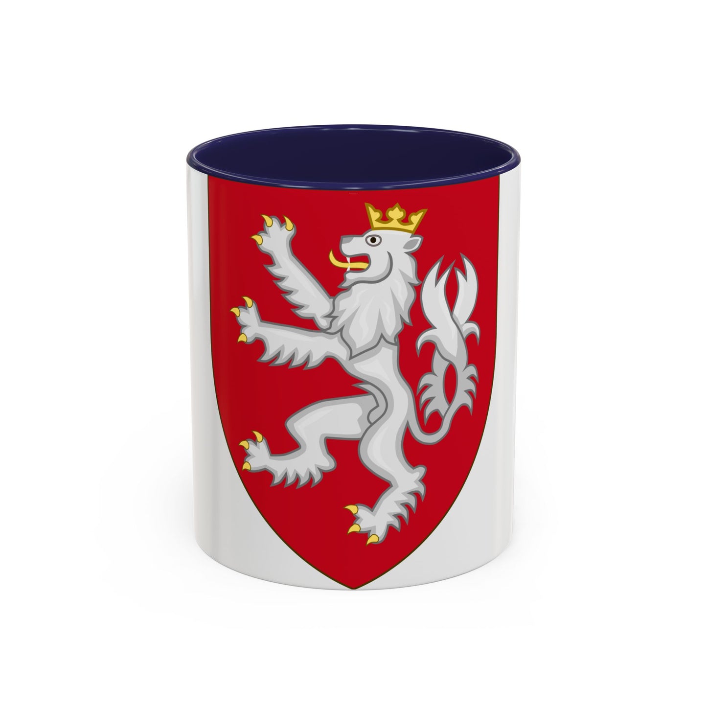Coat of arms of the House of Luxembourg-Bohemia - Accent Coffee Mug