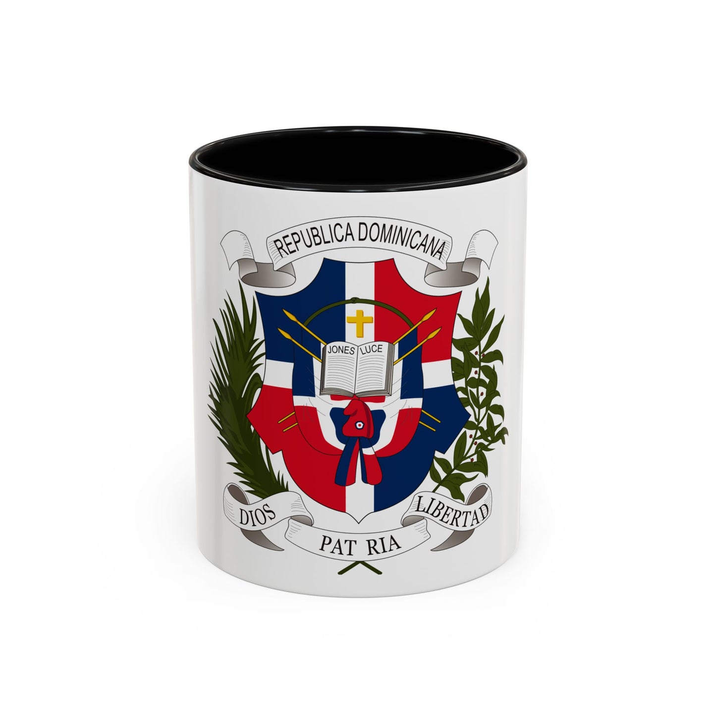 Coat of arms of the Dominican Republic (1860) - Accent Coffee Mug