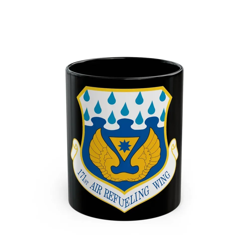 171st Air Refueling Wing (U.S. Air Force) Black Coffee Mug 11oz - Go Mug Yourself