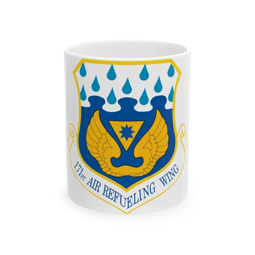 171st Air Refueling Wing (U.S. Air Force) White Coffee Mug 11oz - Go Mug Yourself