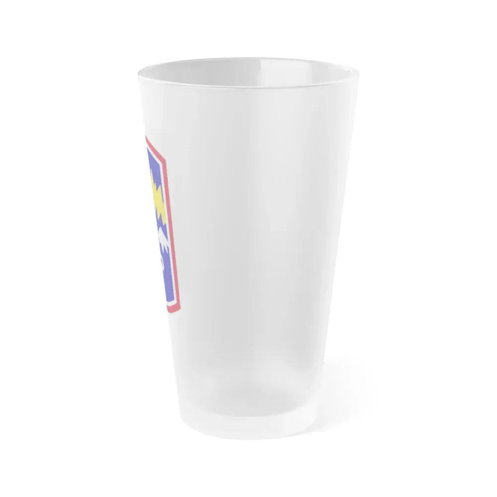 171ST INFANTRY BRIGADE (U.S. Army) Frosted Pint Glass 16oz - Go Mug Yourself