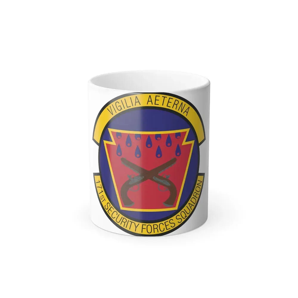 171st Security Forces Squadron (U.S. Air Force) Color Changing Mug 11oz - Go Mug Yourself