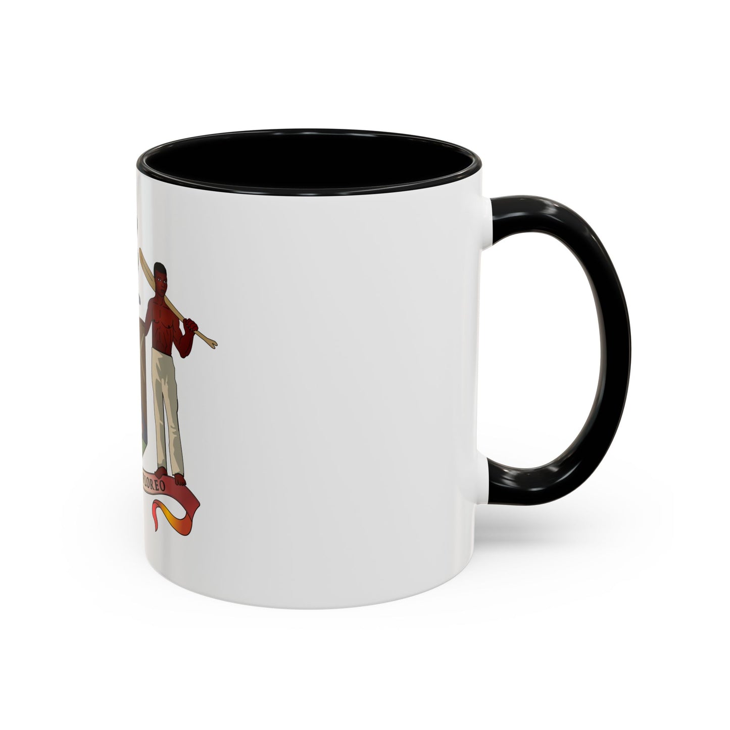 Coat of arms of British Honduras (1907-1967) - Accent Coffee Mug
