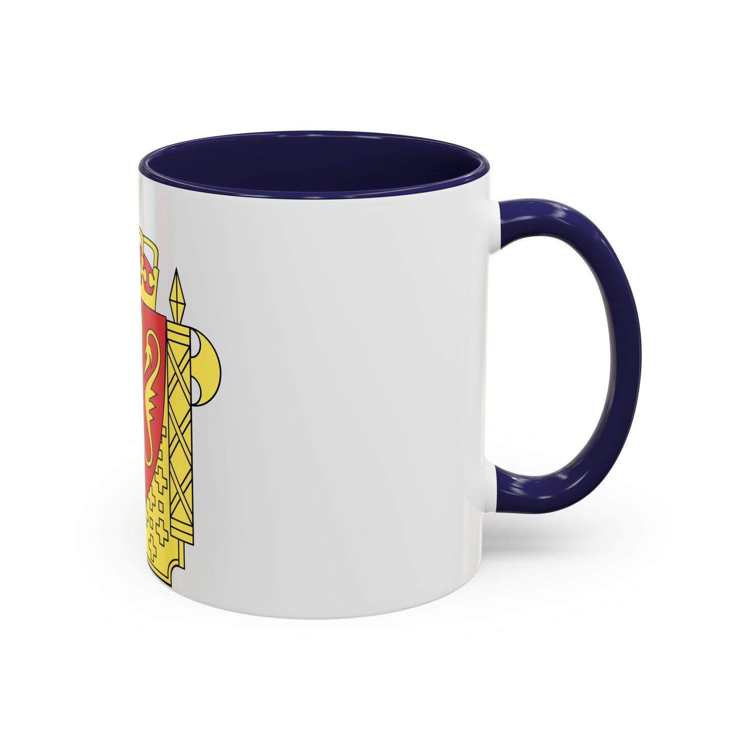 Coat of arms of the Norwegian Police Service - Accent Coffee Mug