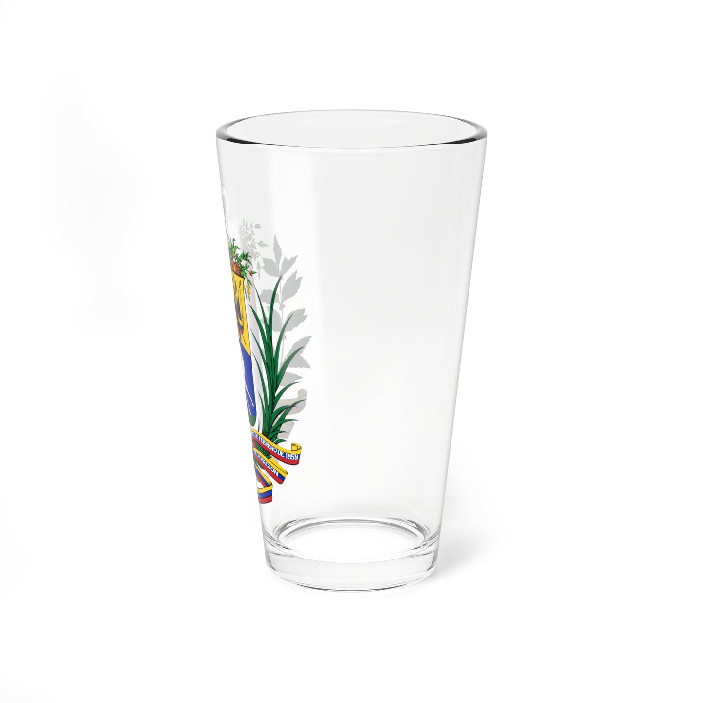 Coat of arms of Venezuela 1930-1954 (United States) (Coat of Arms) Pint Glass 16oz
