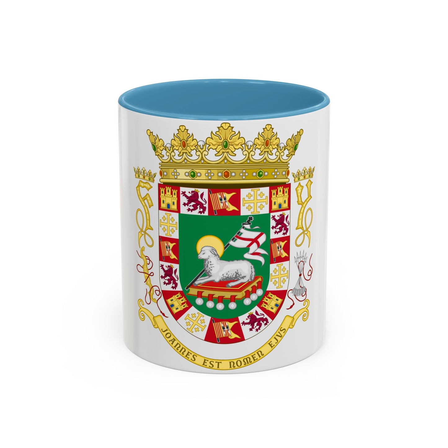 Coat of arms of the Commonwealth of Puerto Rico 2 - Accent Coffee Mug