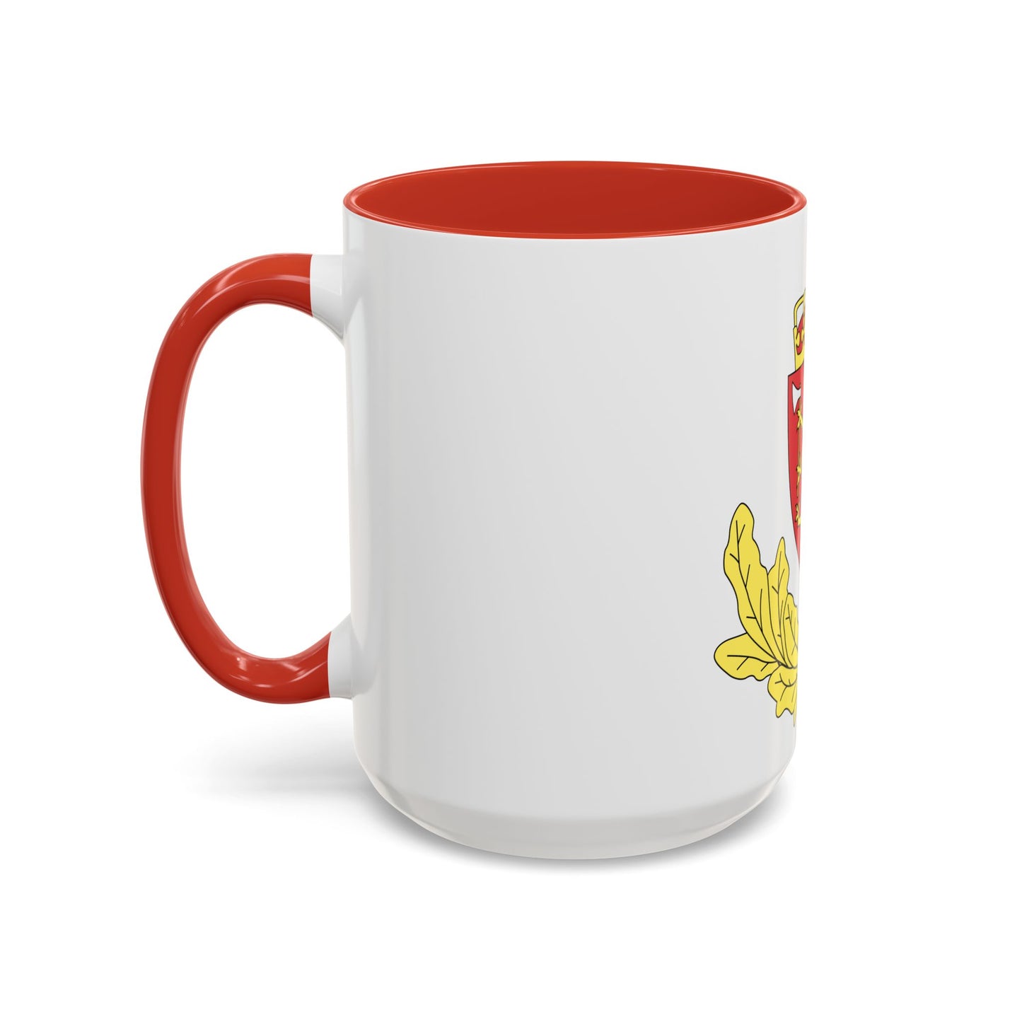 Coat of arms of the Norwegian Border Police - Accent Coffee Mug