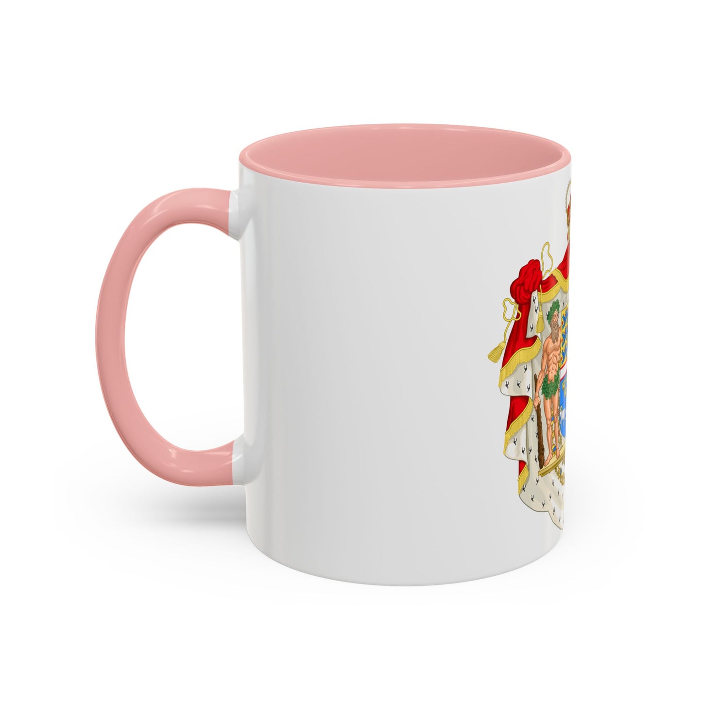 Coat of arms of Joachim, Prince of Denmark - Accent Coffee Mug