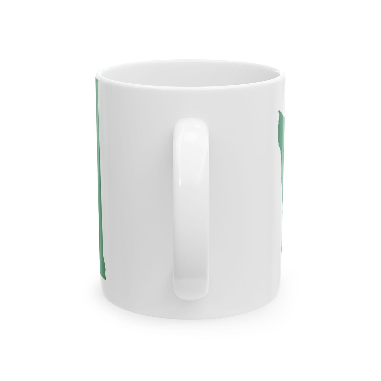 Flag map of Washington (United States) White Coffee Mug