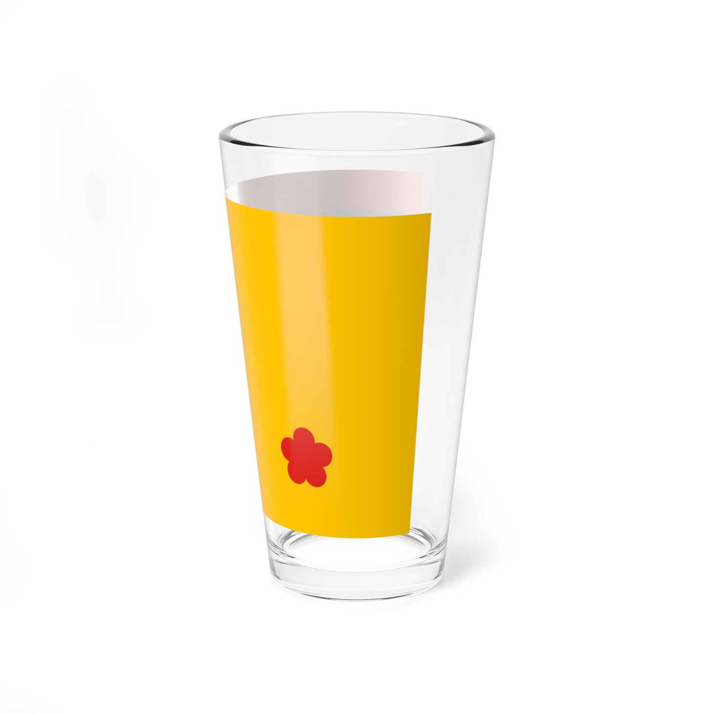 Flag of rear admiral of the Navy of Manchukuo (China) Pint Glass 16oz