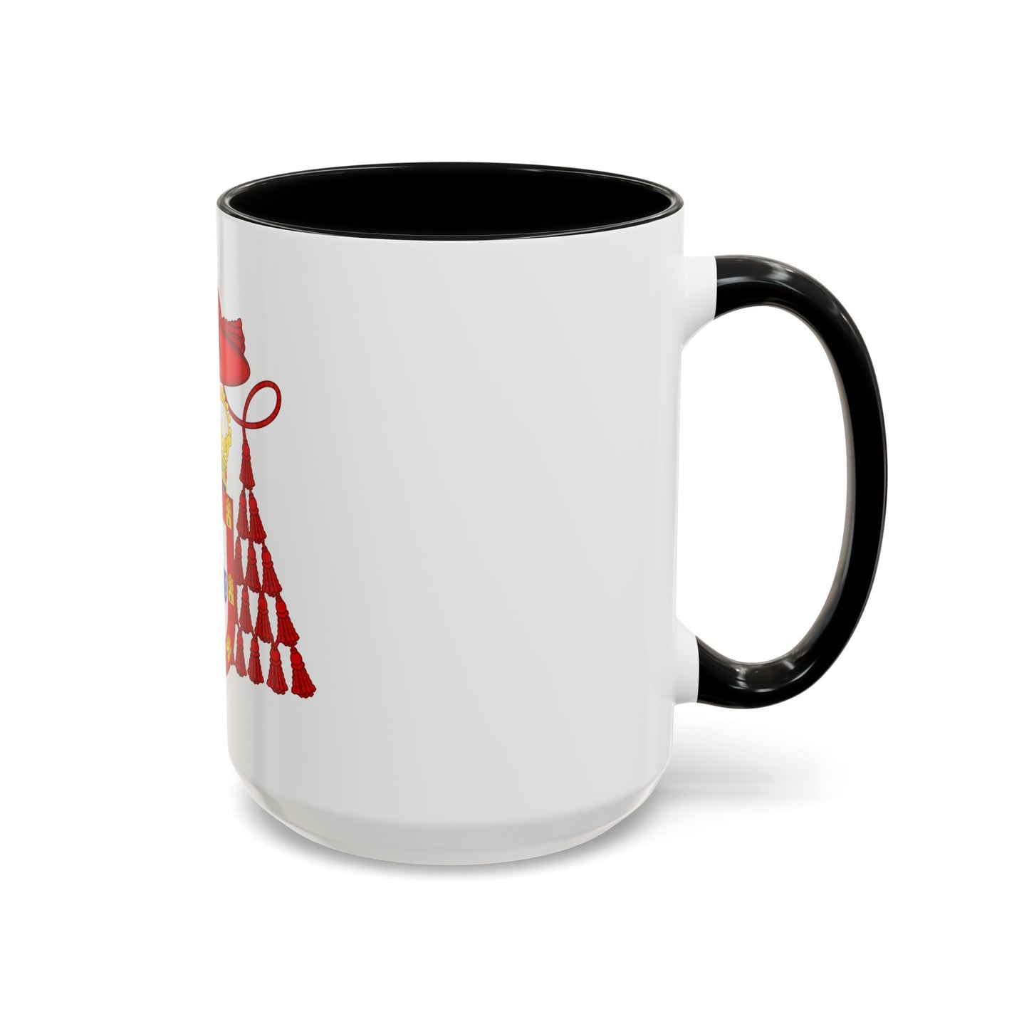 Ornamented Royal Coat of Arms of Cardinal Henry I of Portugal - Accent Coffee Mug