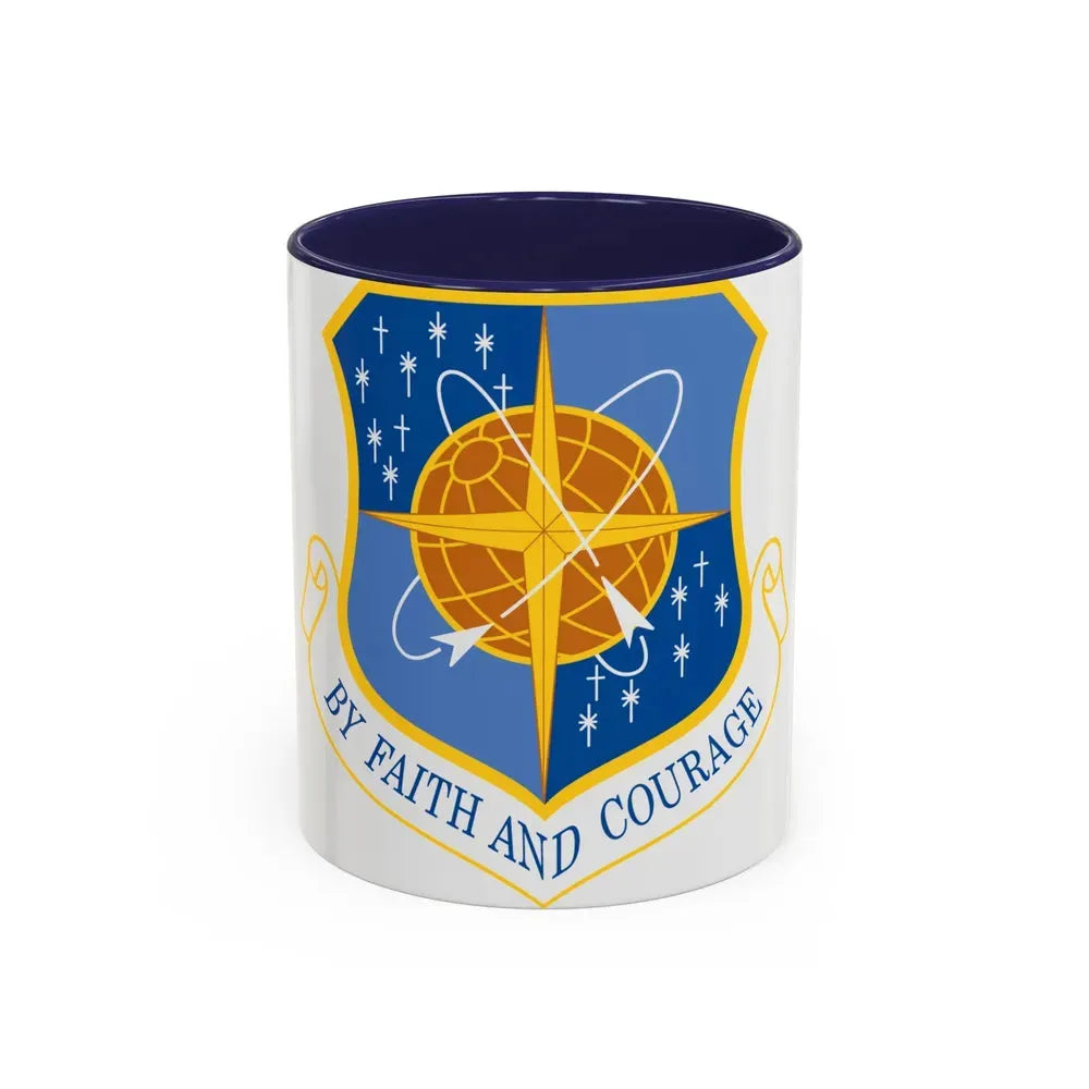 172d Airlift Wing (U.S. Air Force) Accent Coffee Mug 11oz Navy - Go Mug Yourself