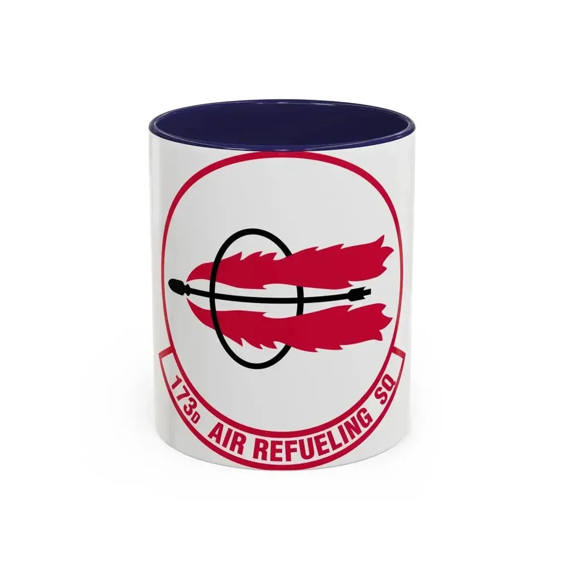 173 Air Refueling Squadron (U.S. Air Force) Accent Coffee Mug 11oz Navy - Go Mug Yourself