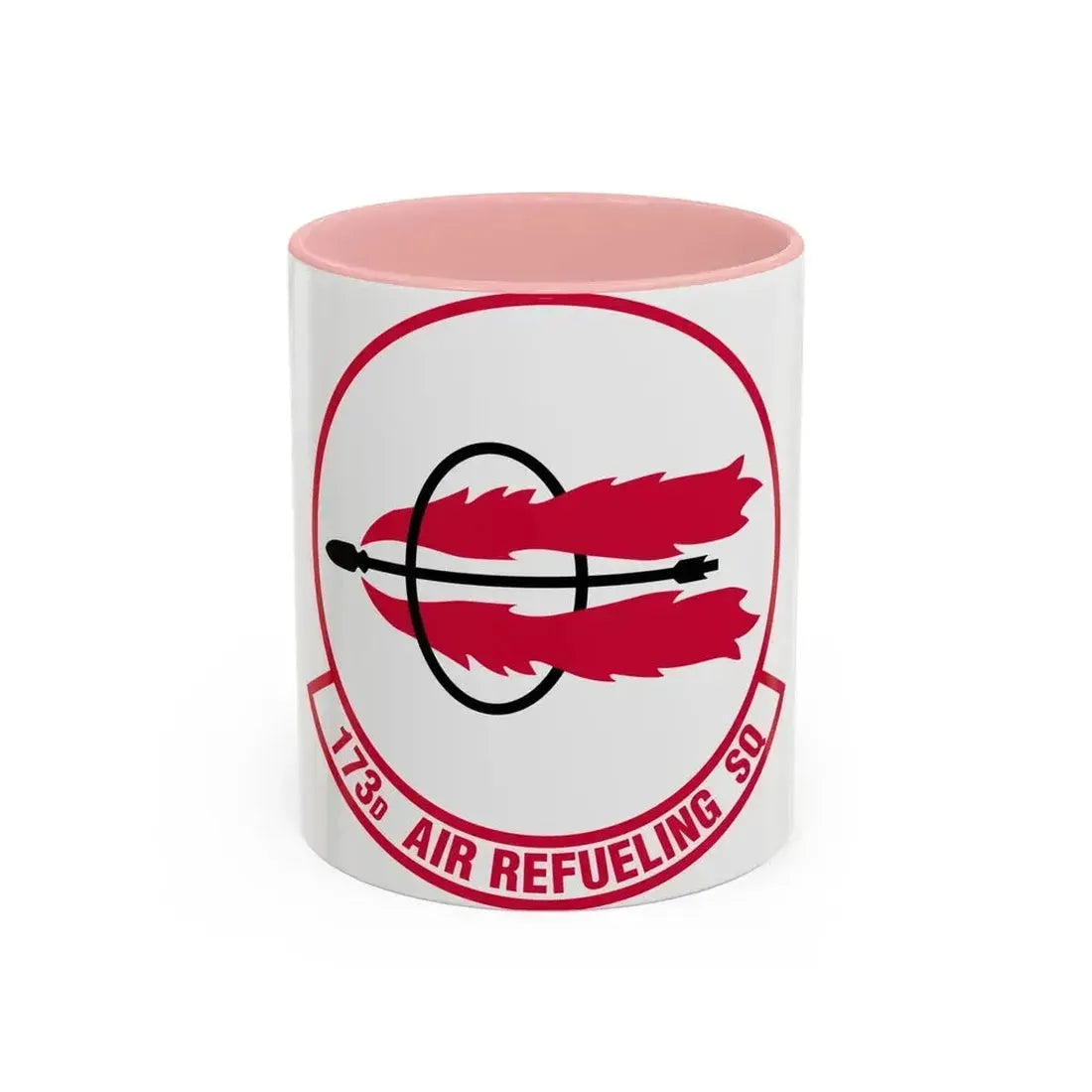 173 Air Refueling Squadron (U.S. Air Force) Accent Coffee Mug 11oz Pink - Go Mug Yourself