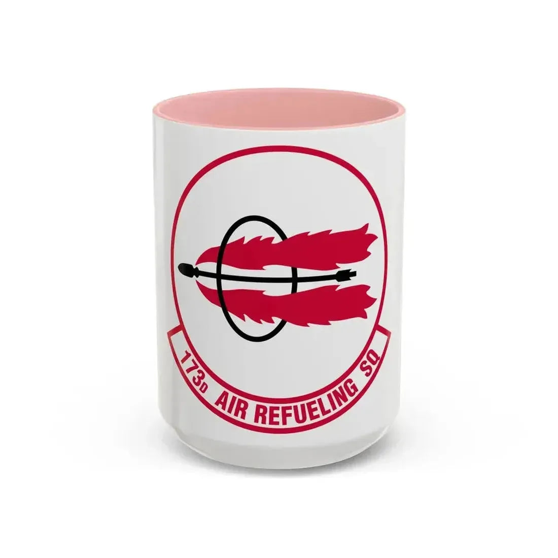 173 Air Refueling Squadron (U.S. Air Force) Accent Coffee Mug 15oz Pink - Go Mug Yourself