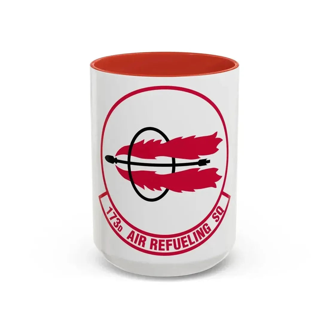 173 Air Refueling Squadron (U.S. Air Force) Accent Coffee Mug 15oz Red - Go Mug Yourself