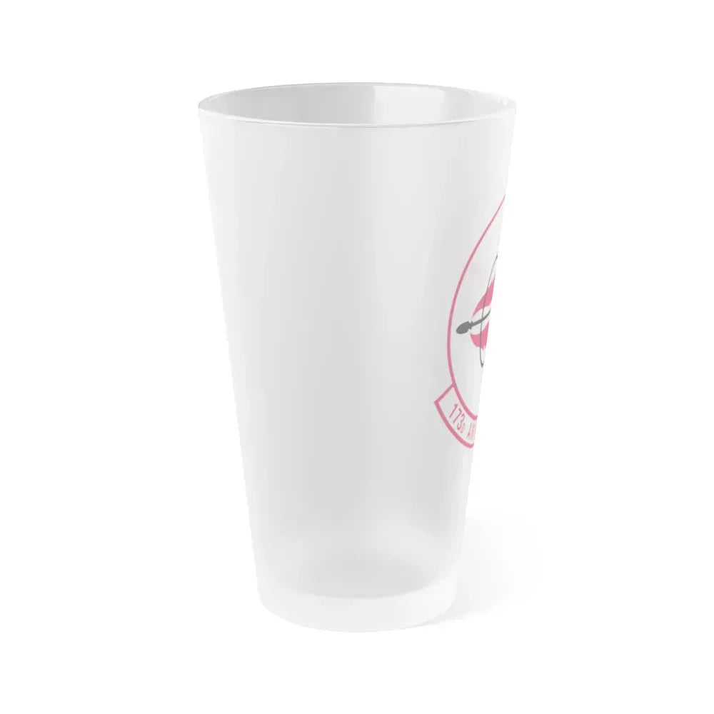 173 Air Refueling Squadron (U.S. Air Force) Frosted Pint Glass 16oz - Go Mug Yourself