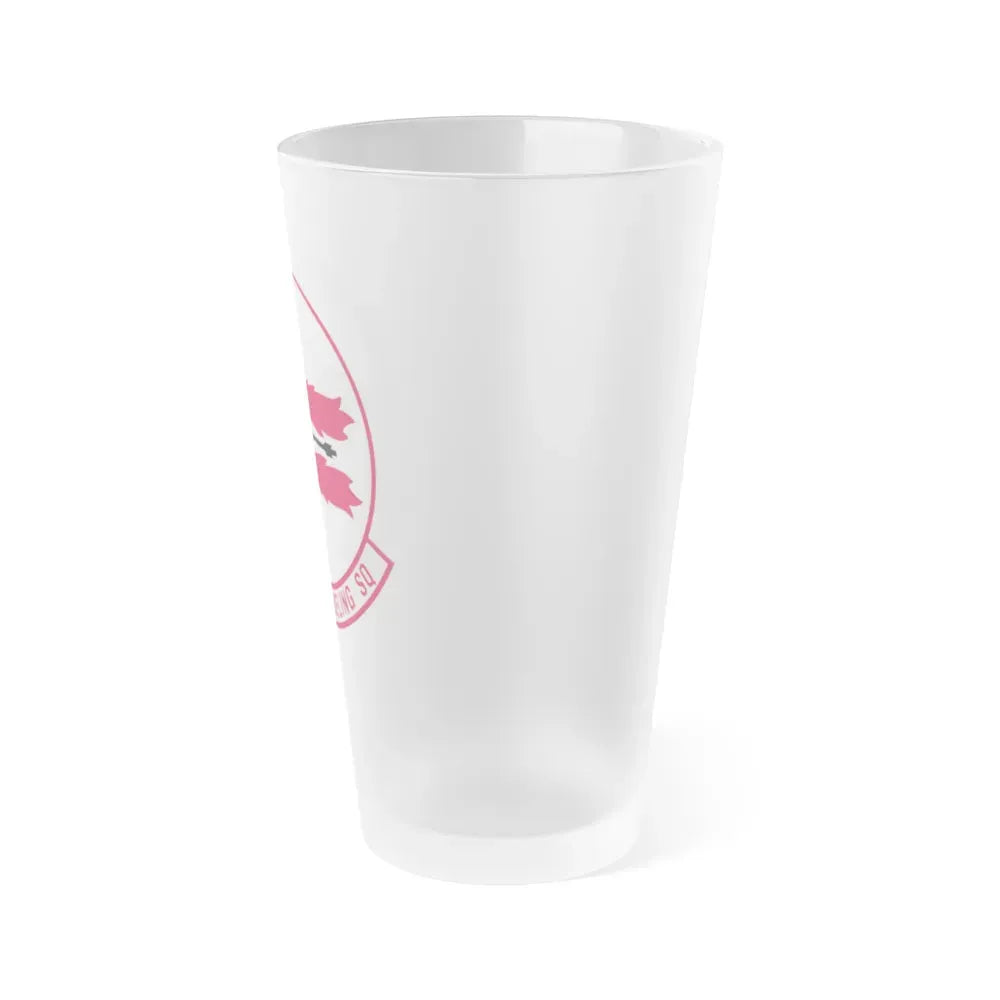 173 Air Refueling Squadron (U.S. Air Force) Frosted Pint Glass 16oz - Go Mug Yourself