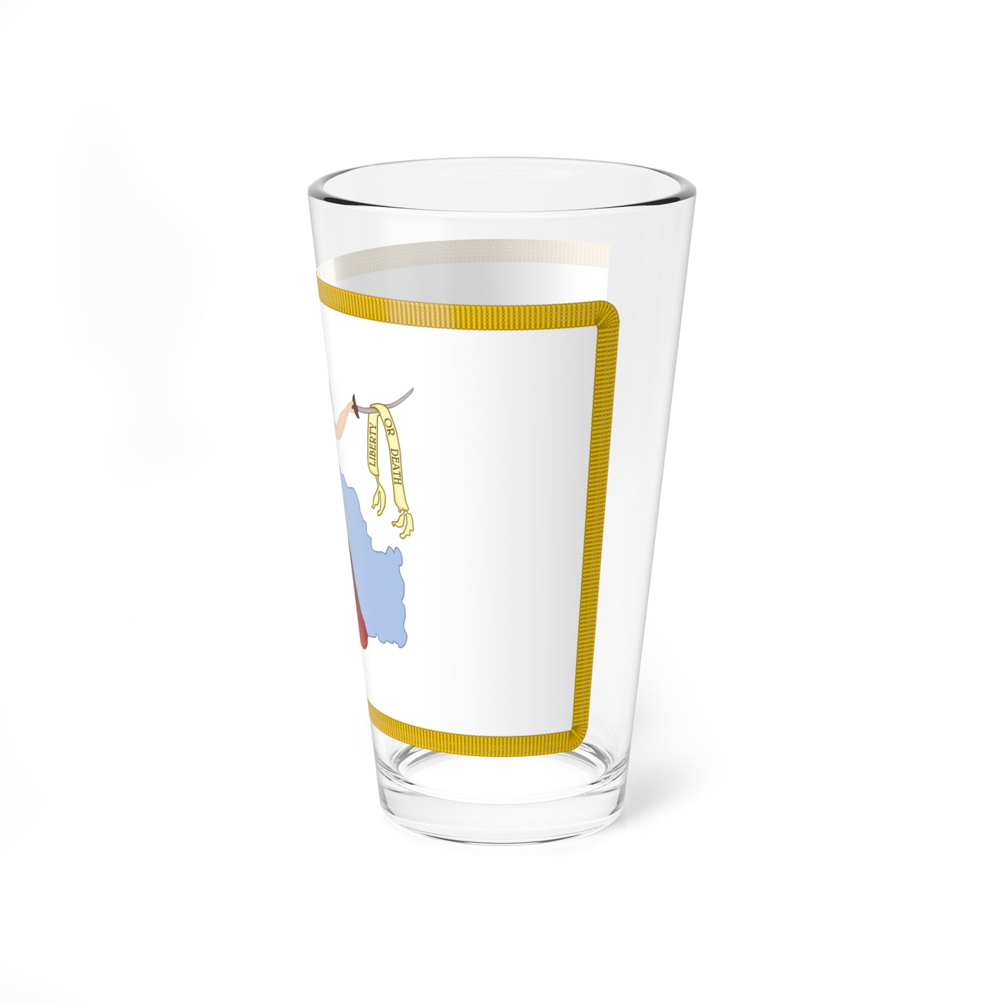 San Jacinto Flag (United States) Pint Glass 16oz