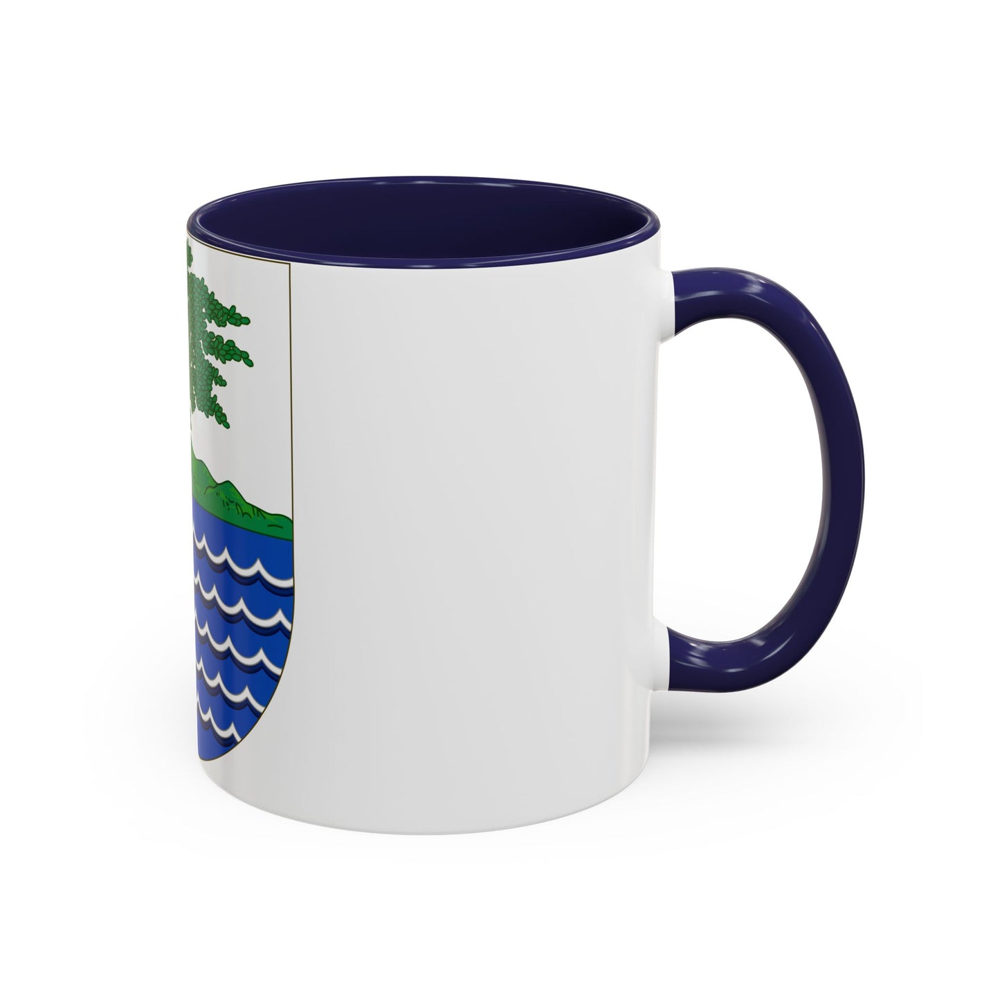 Coat of Arms of the Portuguese and Spanish Guinea - Accent Coffee Mug