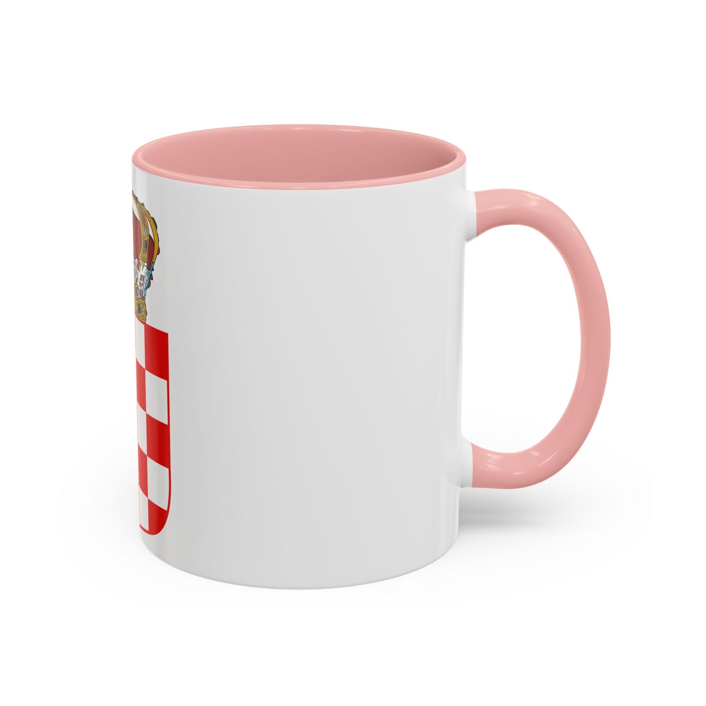 Coat of Arms of the Banate of Croatia - Accent Coffee Mug
