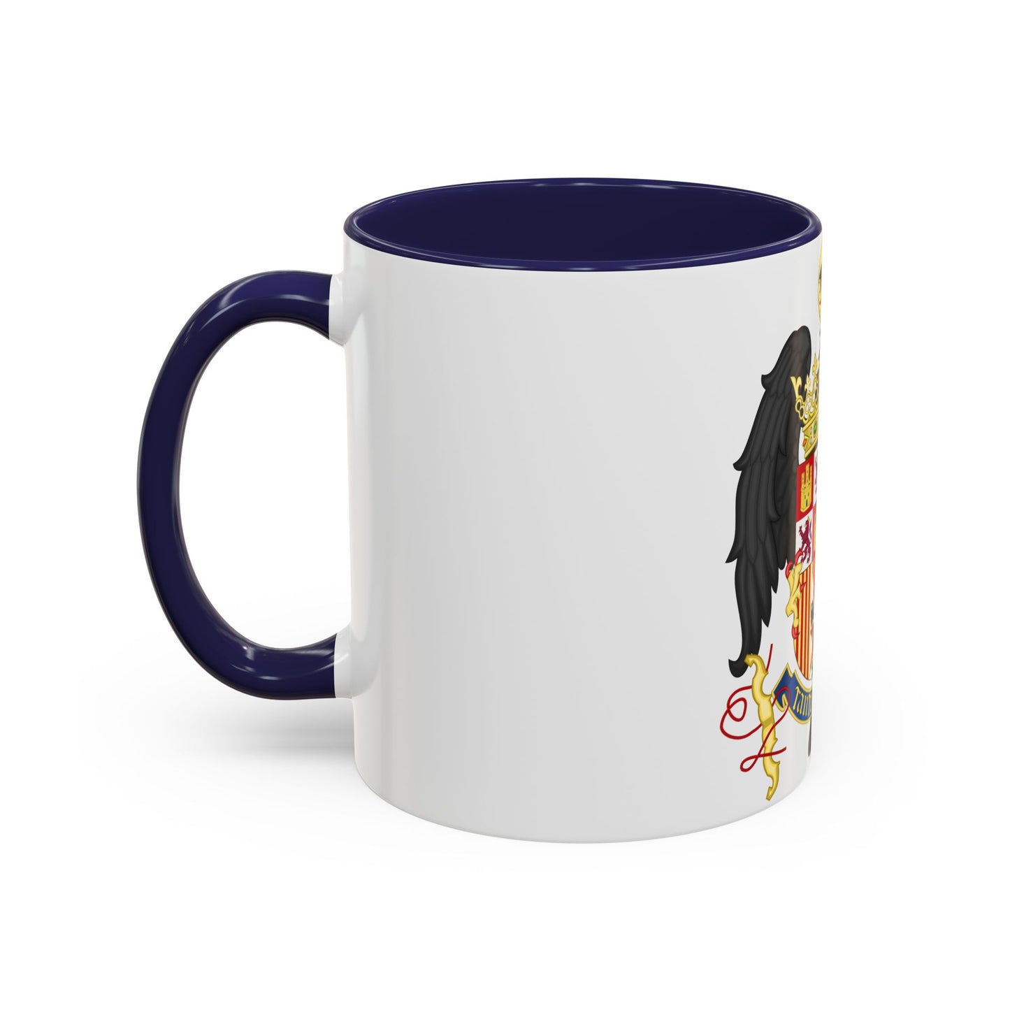 Coat of Arms of Queen Isabella of Castile (1492-1504) - Accent Coffee Mug