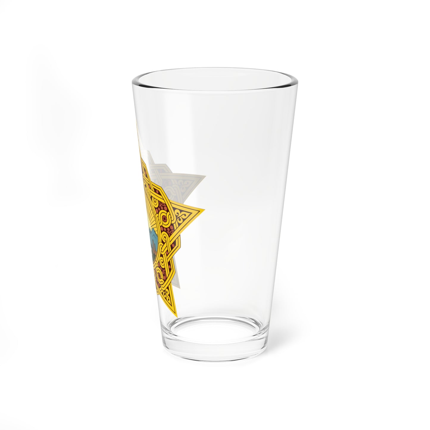 Emblem of the Transcaucasian SFSR 1923-1924 (Soviet Union) (Coat of Arms) Pint Glass 16oz