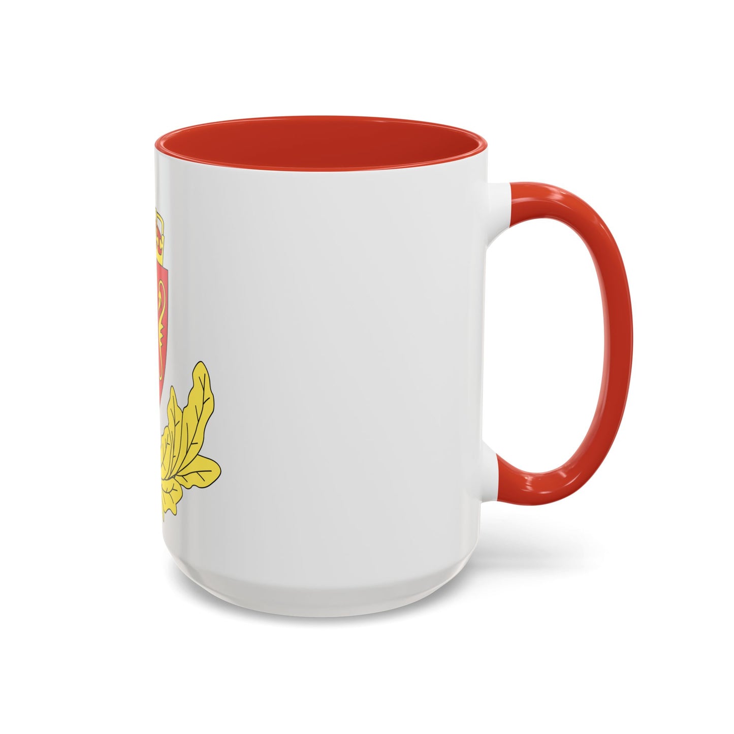 Coat of arms of the Norwegian Border Police - Accent Coffee Mug