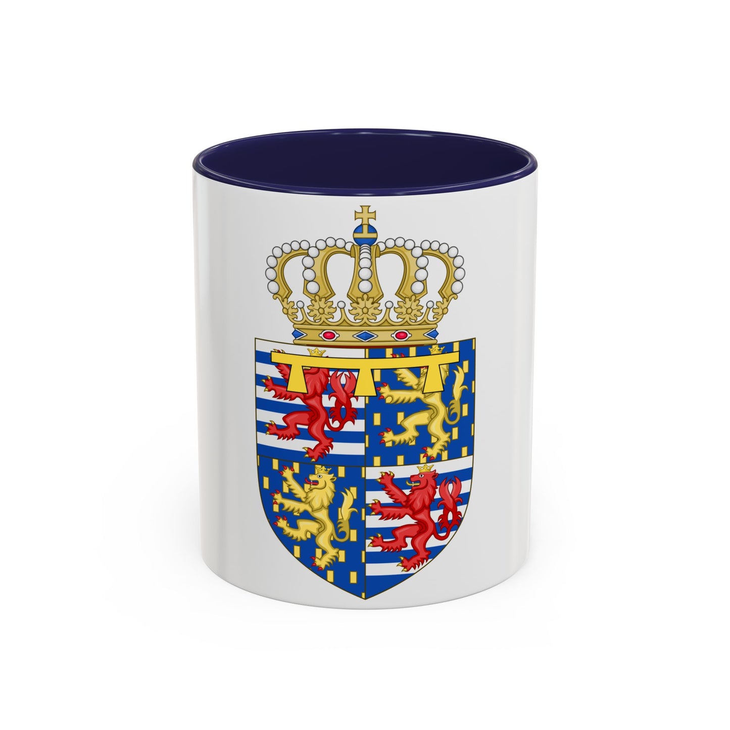 Lesser coat of arms of the Hereditary Grand Duke of Luxembourg (2000) - Accent Coffee Mug
