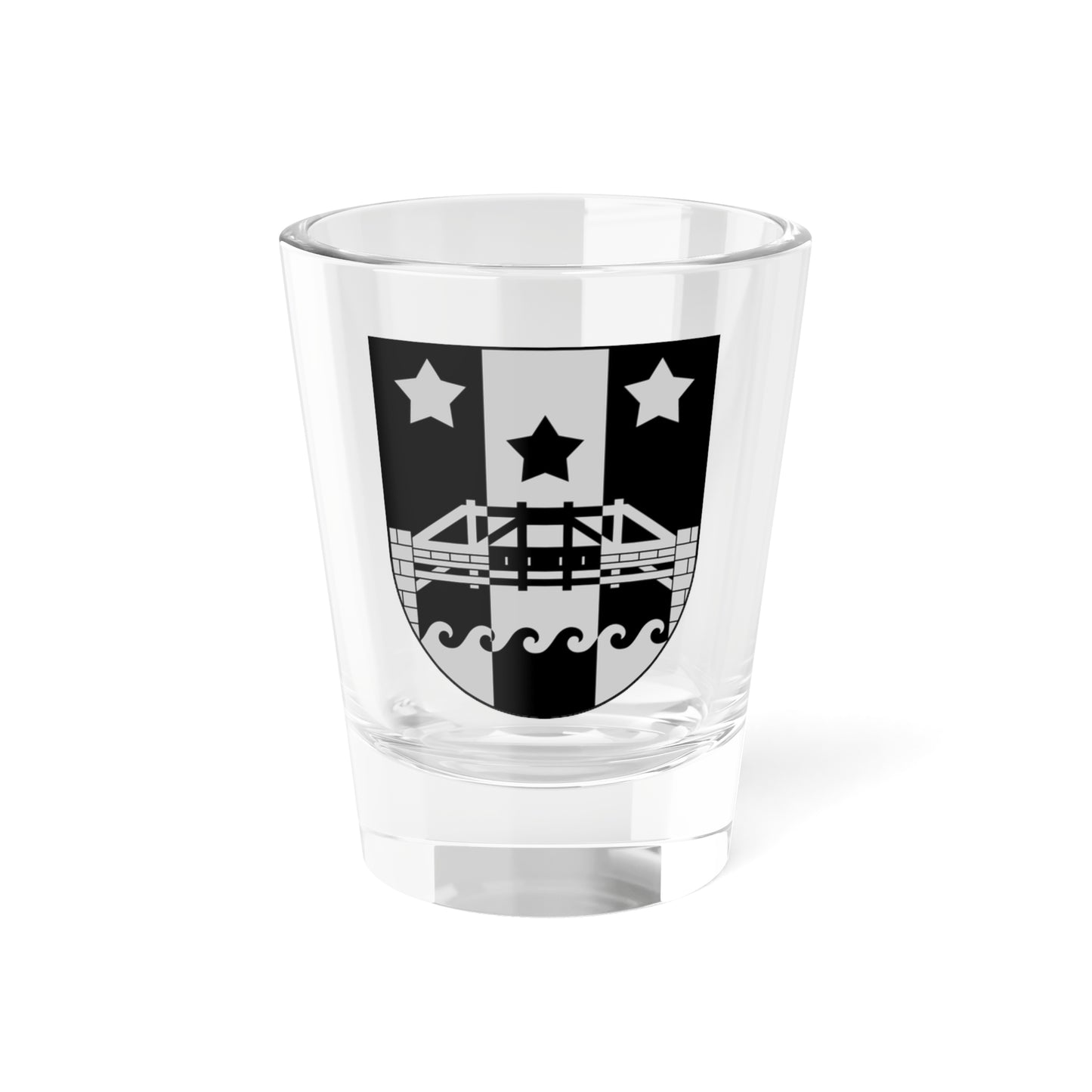 Mazsalaca COA (Latvia) (Coat of Arms) Shot Glass 1.5oz