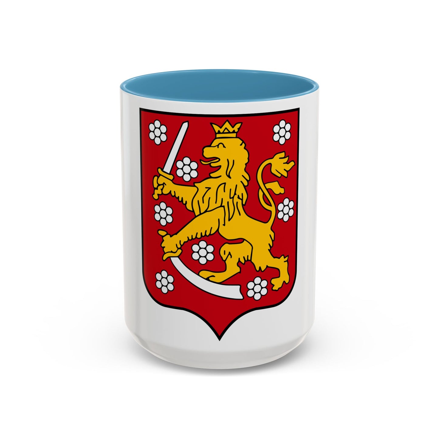 Coats of arms of the Grand Duchy of Finland - Accent Coffee Mug