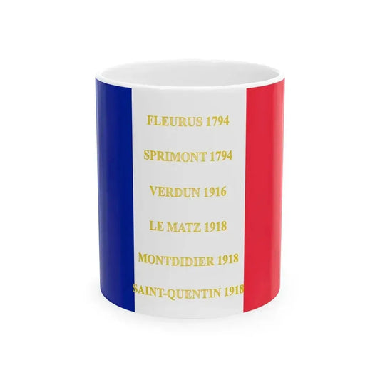 173e regiment dinfanterie de ligne-drapeau (France) White Coffee Mug 11oz - Go Mug Yourself