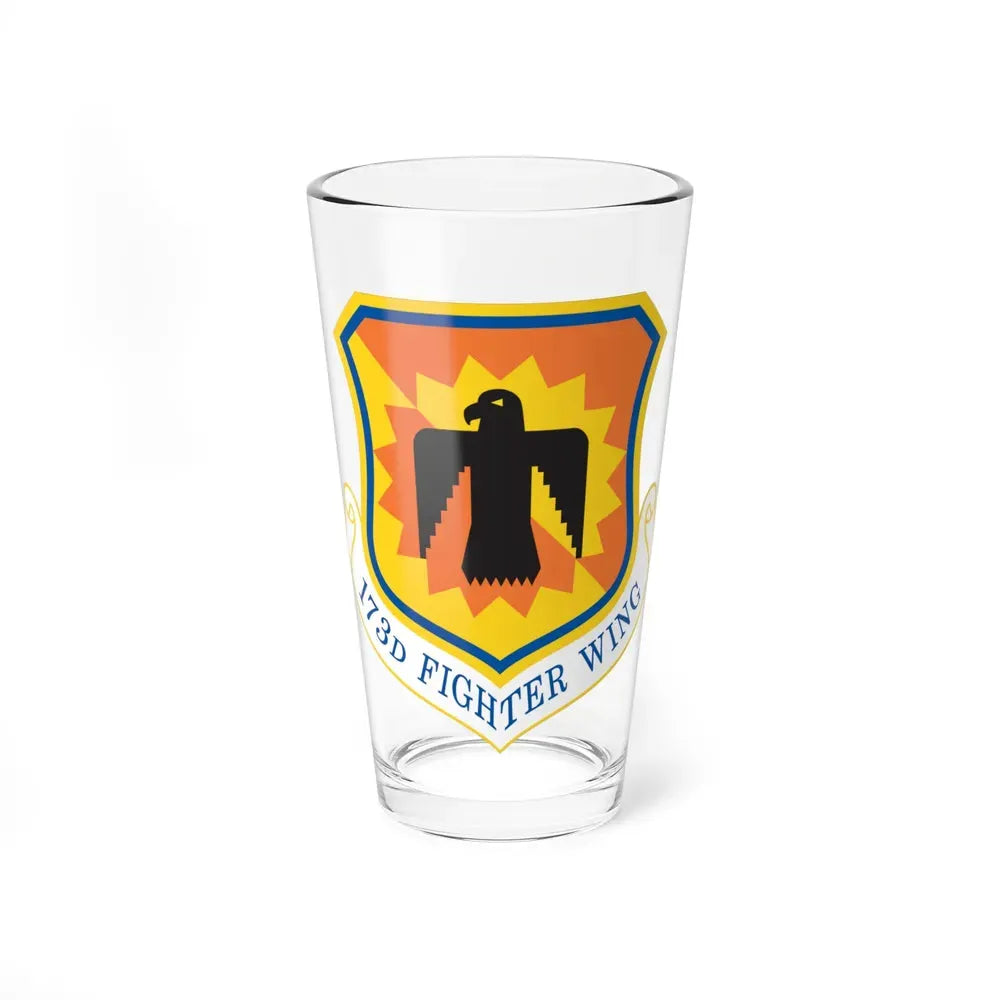 173rd Fighter Wing (U.S. Air Force) Pint Glass 16oz 16oz - Go Mug Yourself