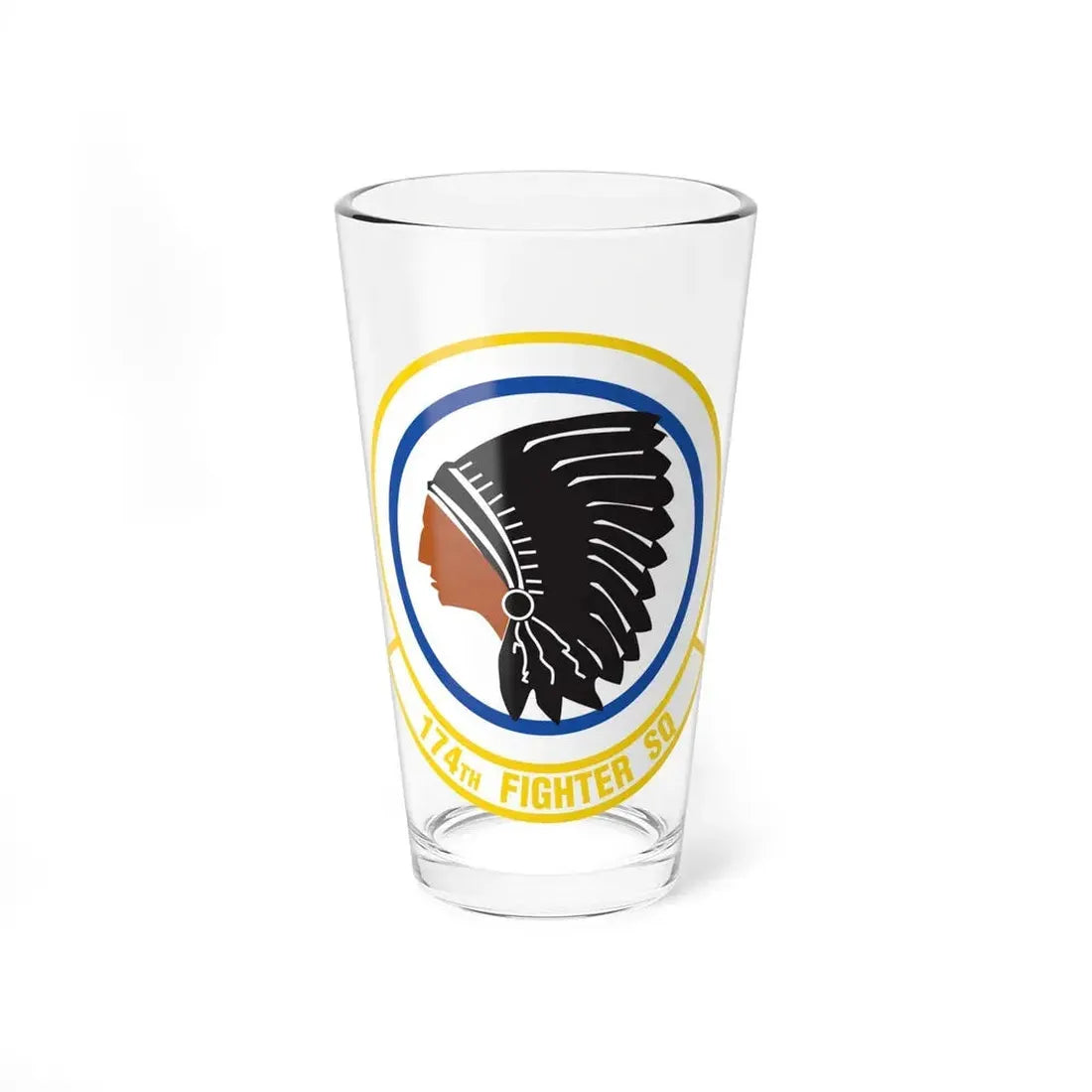 174 Fighter Squadron (U.S. Air Force) Pint Glass 16oz 16oz - Go Mug Yourself