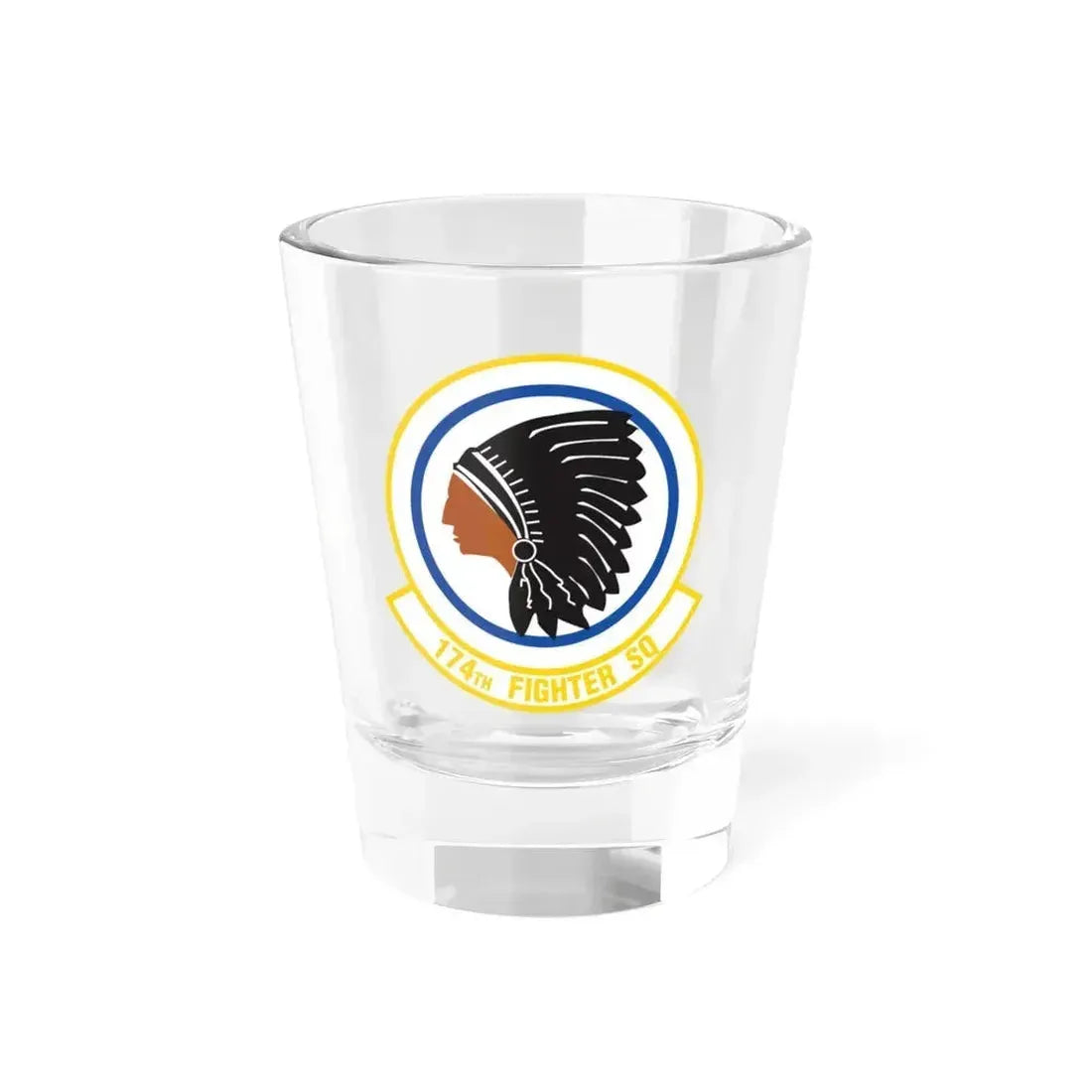 174 Fighter Squadron (U.S. Air Force) Shot Glass 1.5oz 1.5oz - Go Mug Yourself