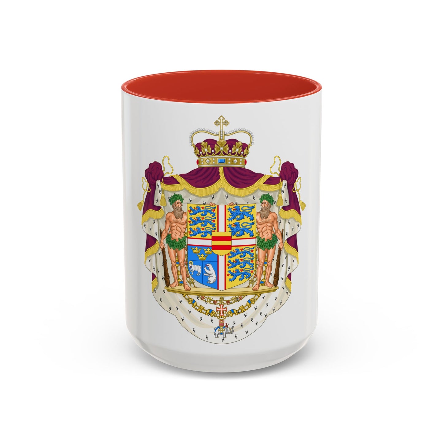 Coat of arms of the Crown Prince of Denmark - Accent Coffee Mug