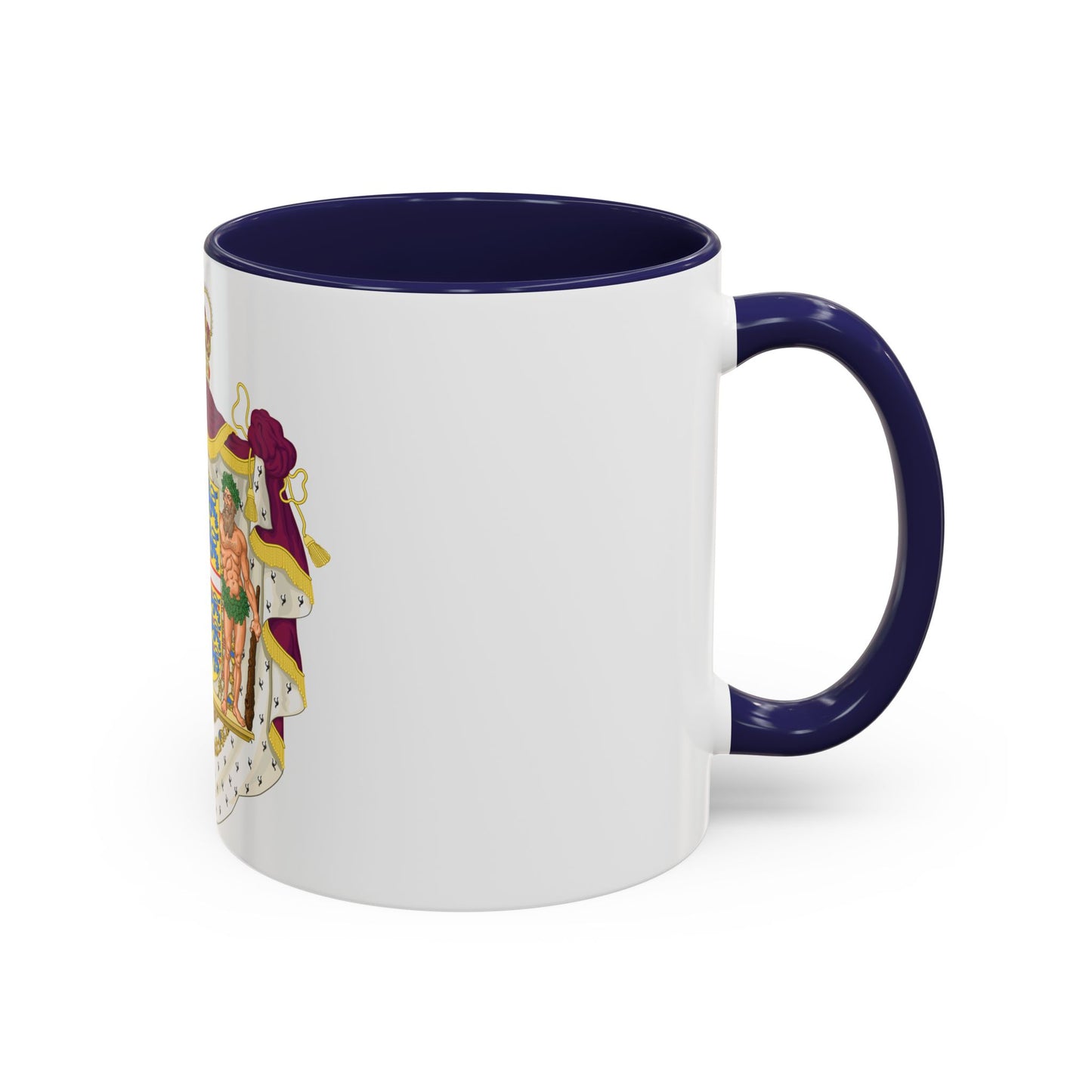 Coat of arms of the Crown Prince of Denmark - Accent Coffee Mug