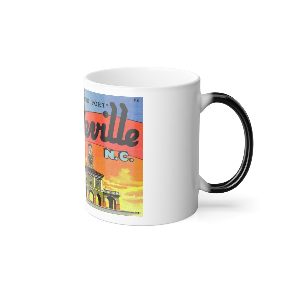 Greetings from Fayetteville N C (Greeting Postcards) Color Changing Mug 11oz