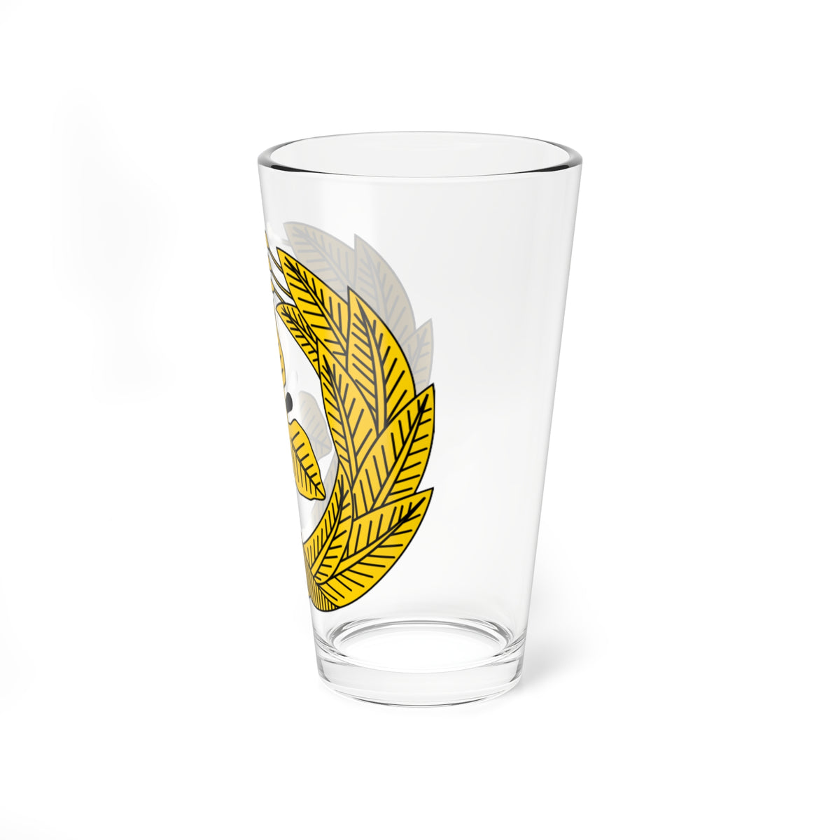 Karafuto government tax official emblem (Japan) (Coat of Arms) Pint Glass 16oz
