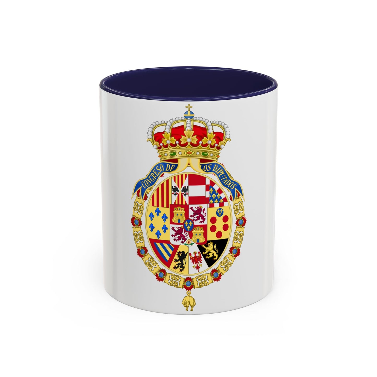 Coat of Arms of the Congress of Spain - Accent Coffee Mug