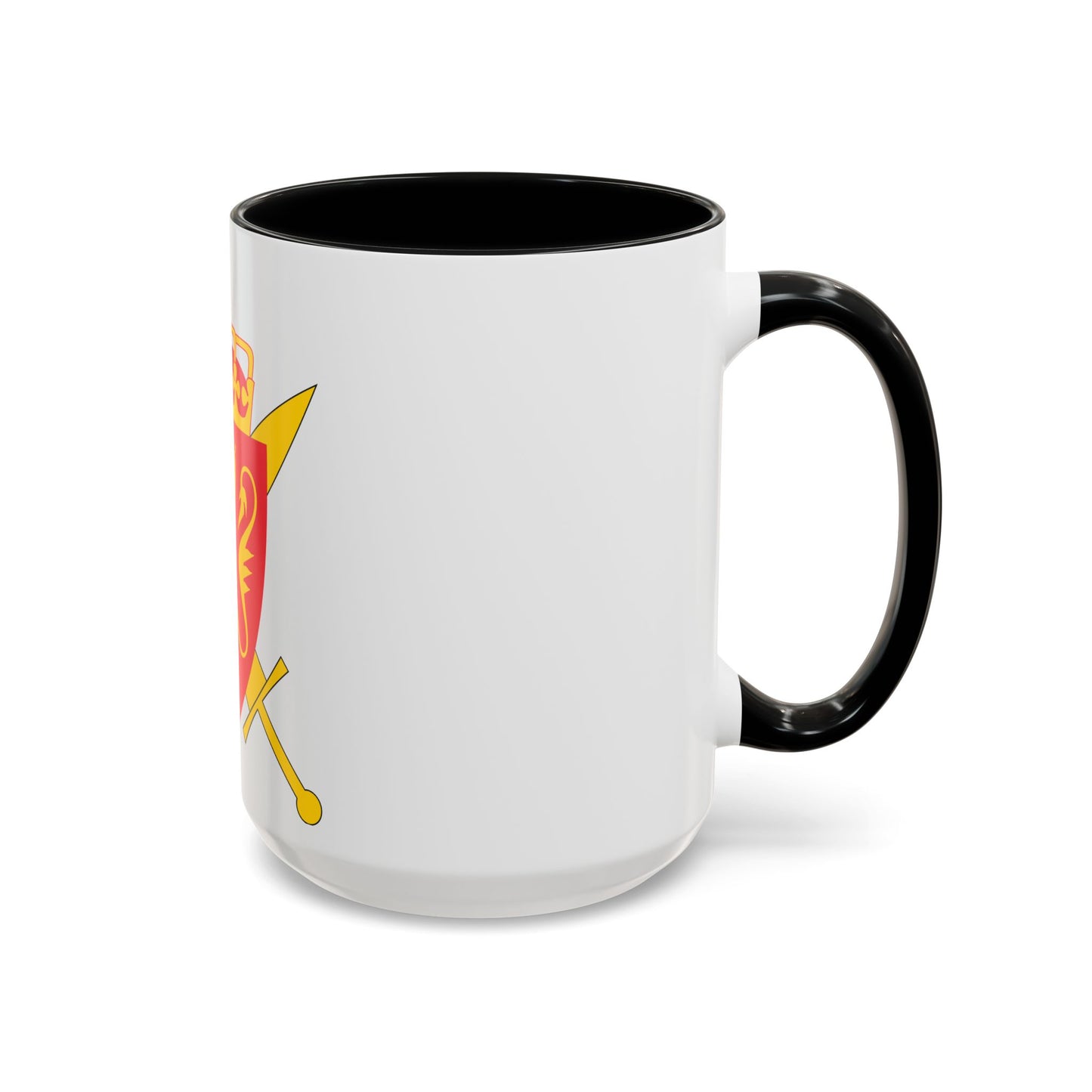 Coat of arms of the Norwegian Armed Forces - Accent Coffee Mug