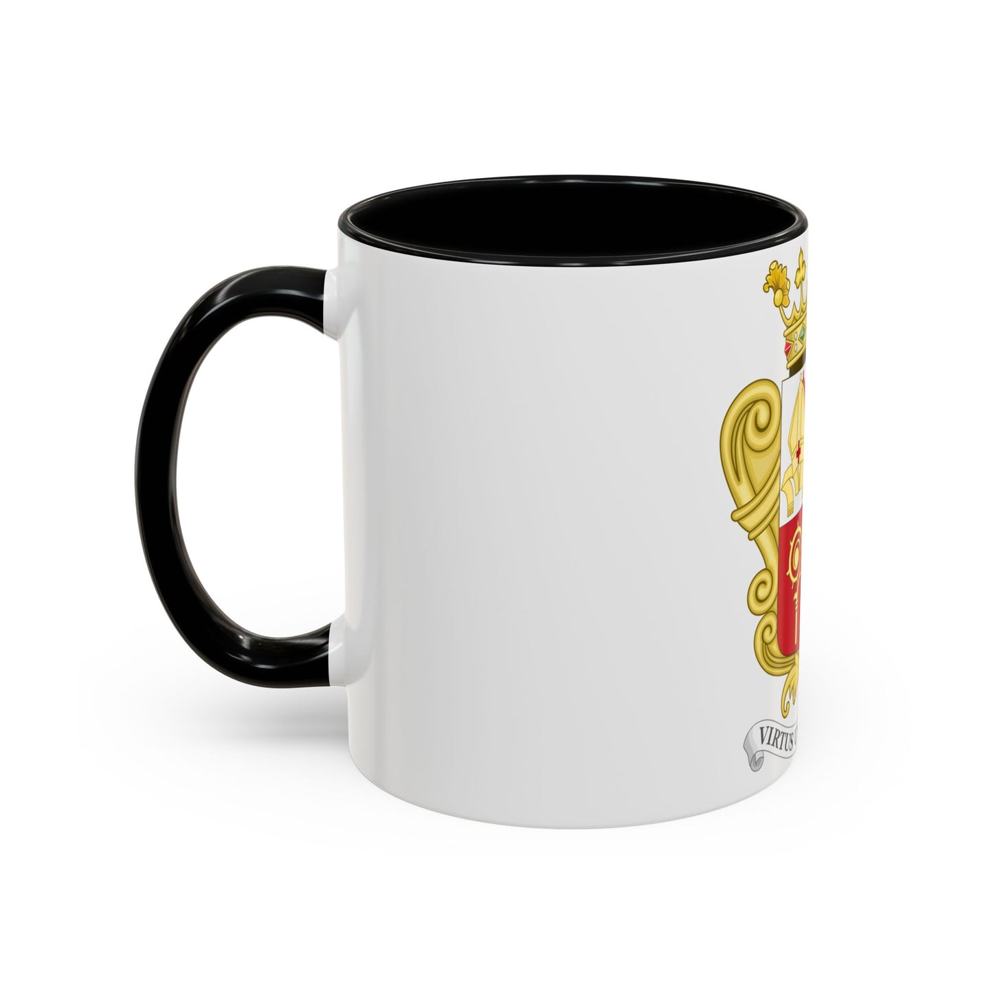 Historical Coat of Arms of French Prince of Andorra - Accent Coffee Mug