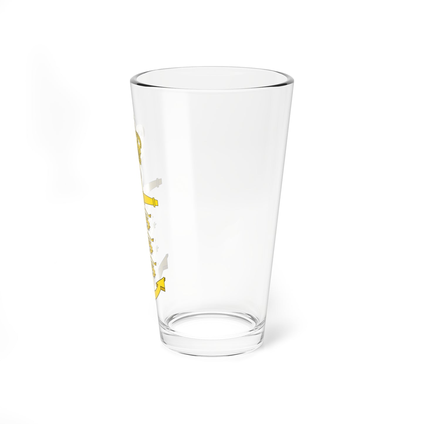 Emblem of the Chief of the Royal Danish Navy (Denmark) (Coat of Arms) Pint Glass 16oz